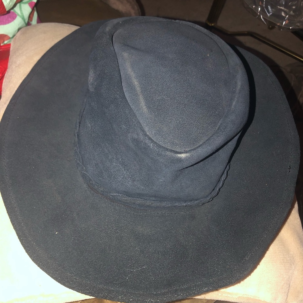 Wide Brim Suede Fedora Hat - $35 or $30 w/offer